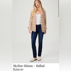 Paige Skyline skinny denim jeans size 29 dark wash